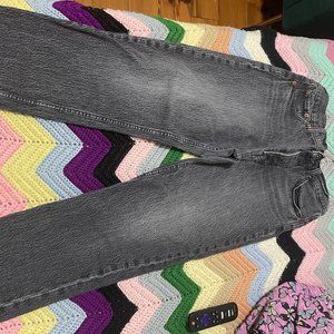 Black Gap Cheeky Straight High Rise Jeans